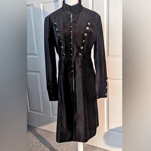 Newport News | Black Velvet Coat - Women’s Size 10, Excellent Condition!